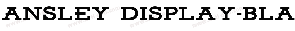 Ansley Display-Black字体转换